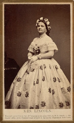 Mary Todd Lincoln by E. & H.T. Anthony, photograph, 1861