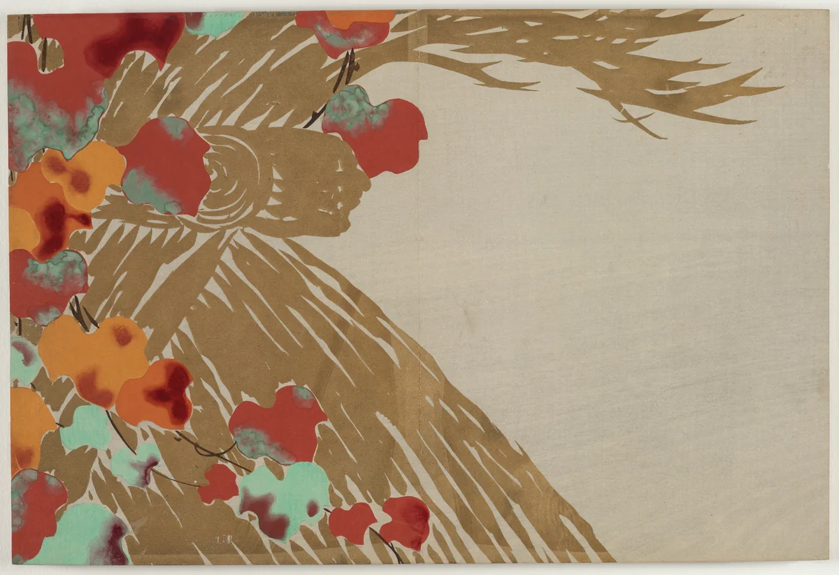 Flowers of a Hundred Worlds (Momoyogusa): Ivy (Tsuta) by Kamisaka Sekka, book, 1909-1910