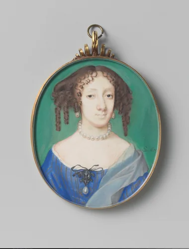 Portrait of Henrietta, Duchess of Orléans by Samuel Cooper, painting, 1670