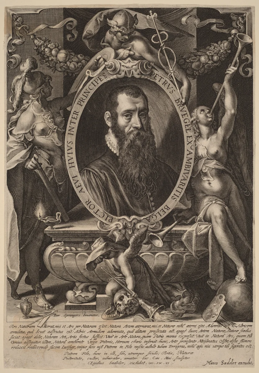 Pieter Brueghel, the Younger by Aegidius Sadeler II, print, 1606