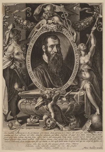 Pieter Brueghel, the Younger by Aegidius Sadeler II, print, 1606