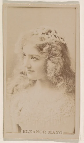 Eleanor Mayo, from the Actresses series (N245) issued by Kinney Brothers to promote Sweet Caporal Cigarettes by Kinney Brothers Tobacco Company, photograph, 1890