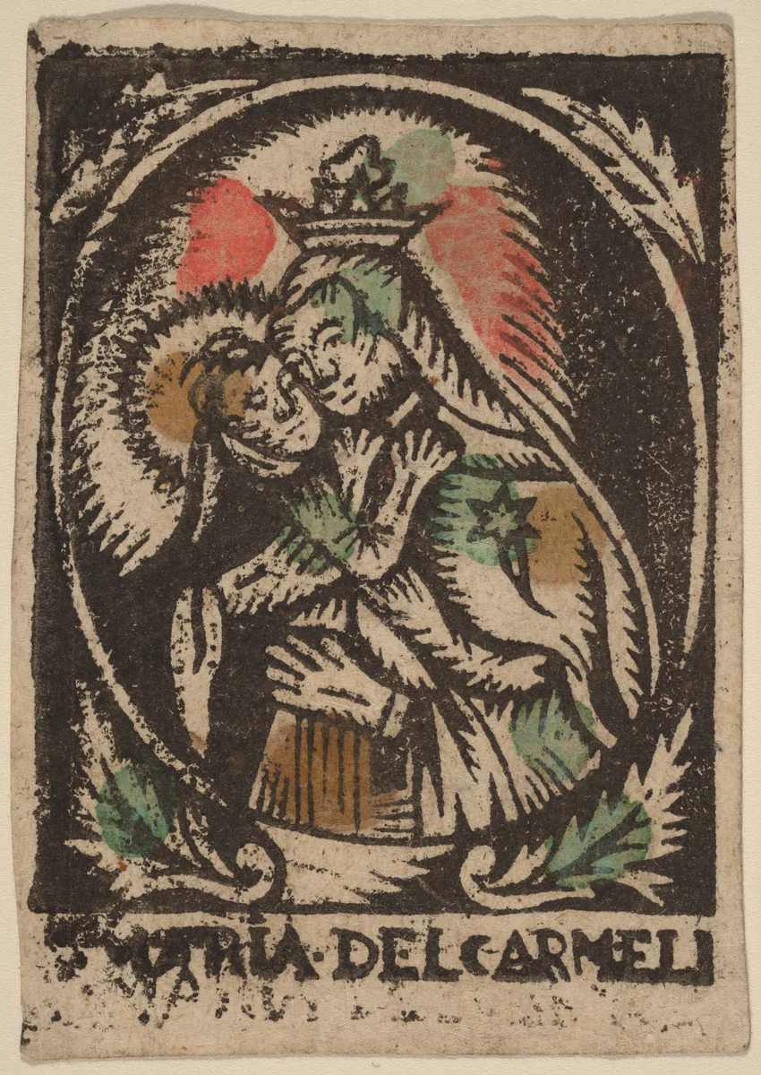 Madonna and Child by Spanish, print, 1475-1500