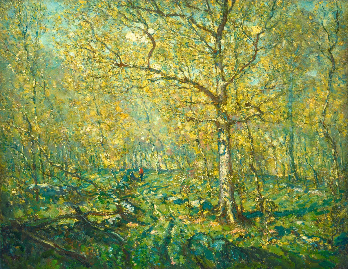 Spring Woods by Henry Ward Ranger, painting, 1910