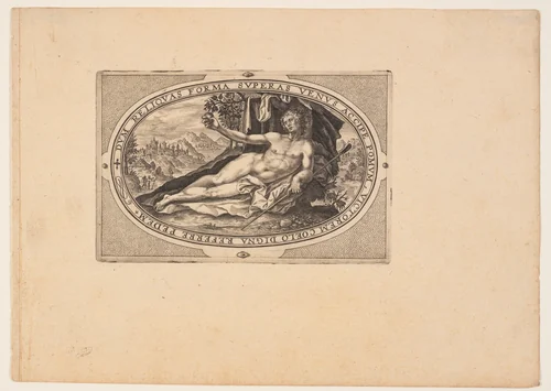 Paris, from Gods and Goddesses by Crispijn van de Passe, print, 1592