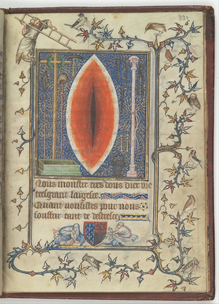 The Prayer Book of Bonne of Luxembourg, Duchess of Normandy by Jean Le Noir, manuscript, 1300-1349
