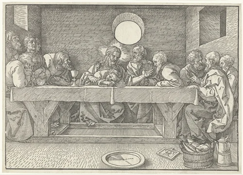 Laatste Avondmaal by Unknown, print, 1523