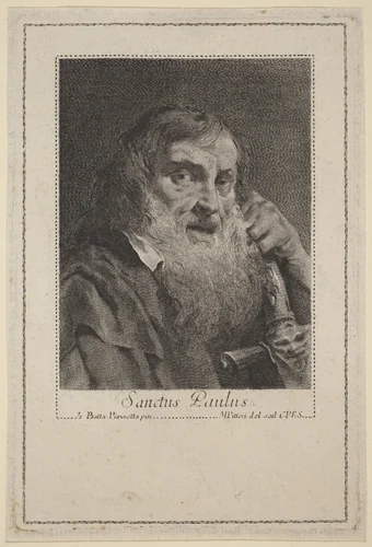 Sanctus Paulus by Marco Alvise Pitteri, print, 1702-1786