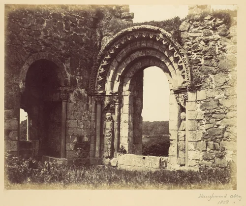 Haughmond Abbey by Alfred Capel-Cure, photograph, 1858