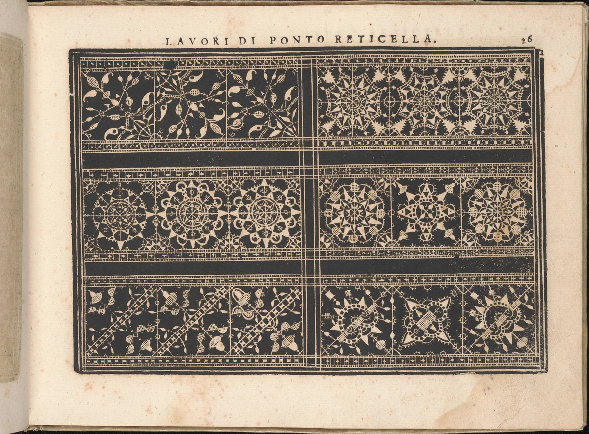 Fiore D'Ogni Virtu Per le Nobili Et Honeste Matrone, page 26 (recto) by Isabella Catanea Parasole, book, 1610