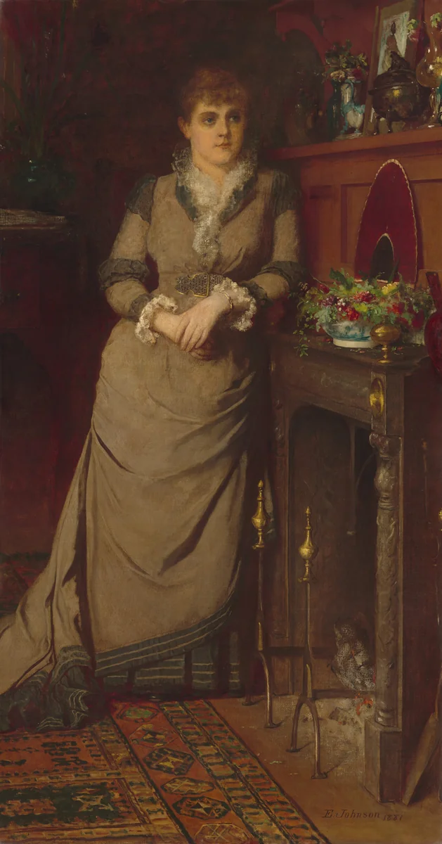 Harriet Hubbard Ayer by Eastman Johnson, painting, 1881