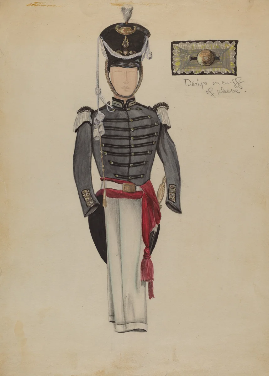 Sargent's Dress Uniform by Jean Gordon, index of american design, 1936