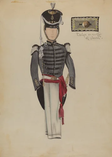 Sargent's Dress Uniform by Jean Gordon, index of american design, 1936