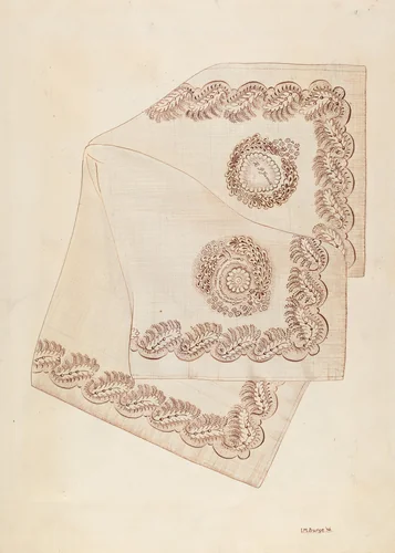 Neckerchief by Irene M. Burge, index of american design, 1937