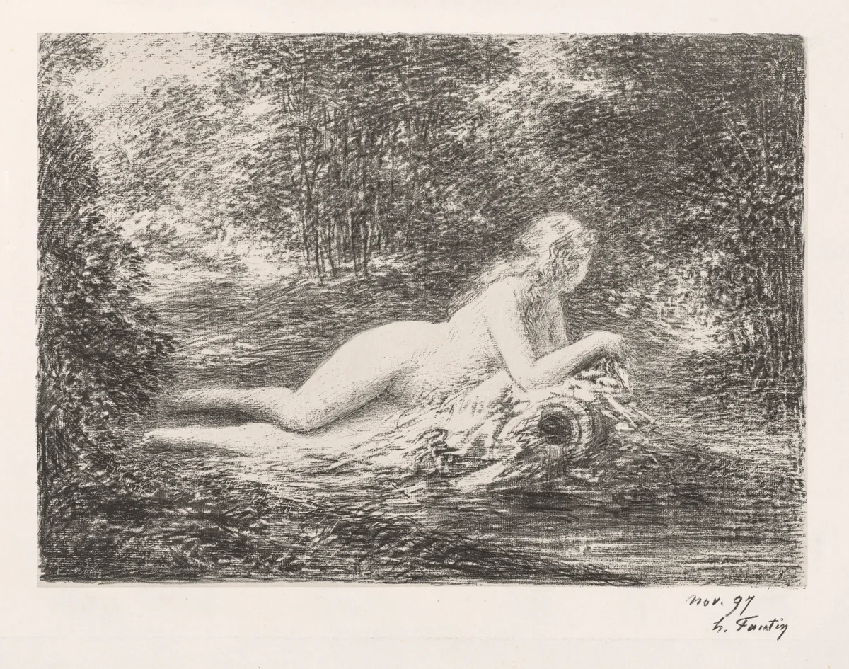The Spring by Henri Fantin-Latour, print, 1897