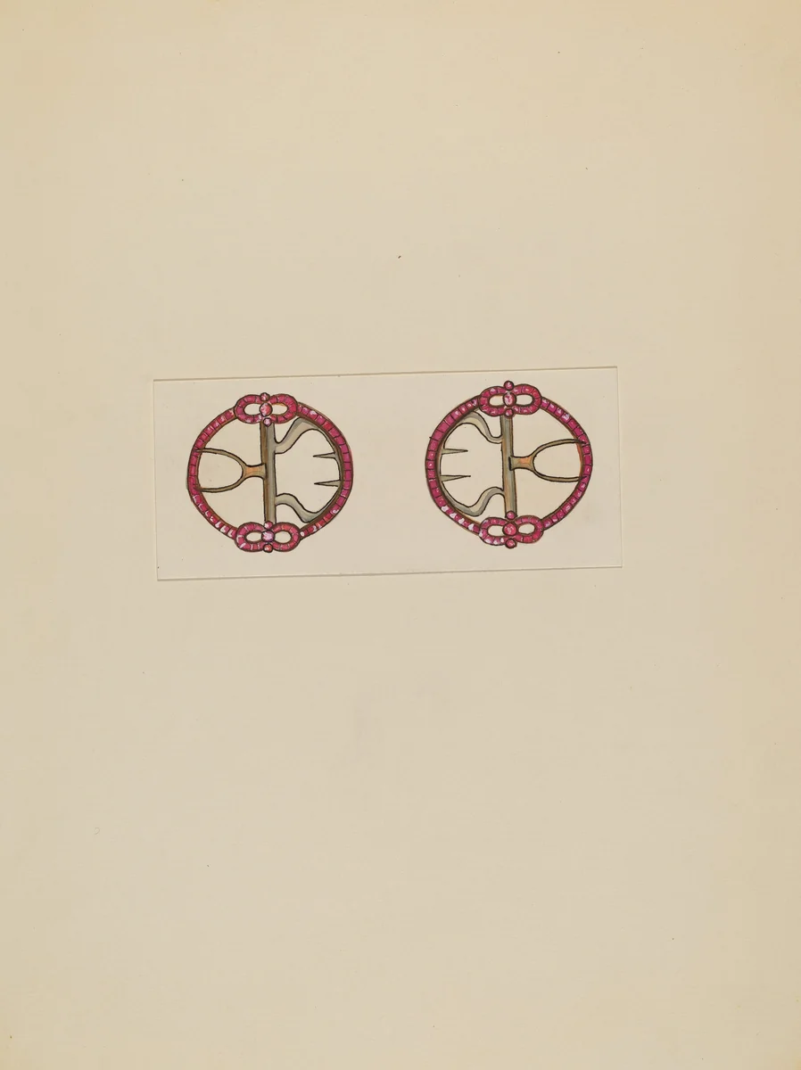 Woman's Buckle by Charles Criswell, index of american design, 1936