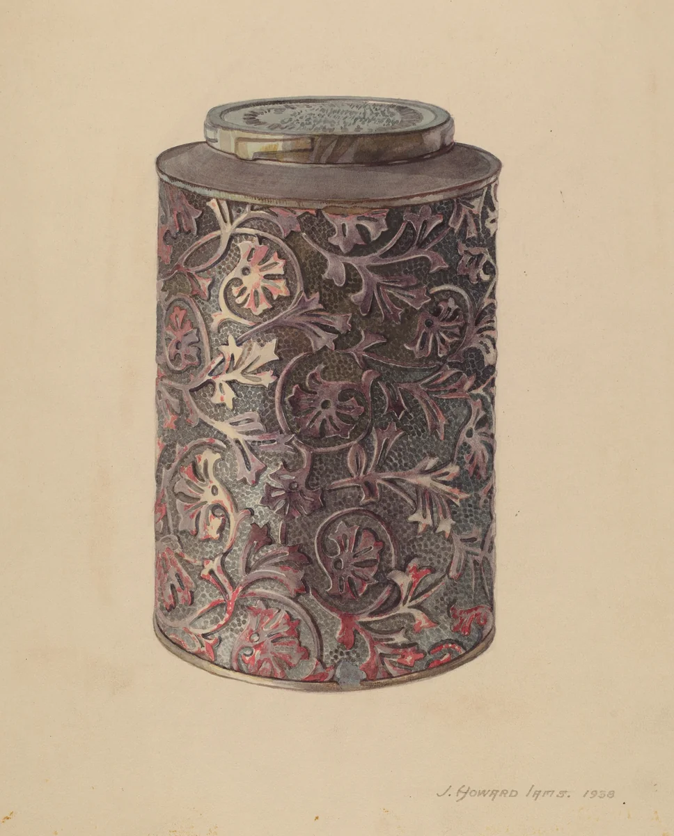 Coffee Can by J. Howard Iams, index of american design, 1938