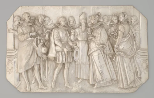 Box with Episodes from the Life of the Spinola Family by Mattheus Melijn, other, 1636