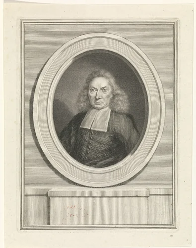 Portret van Herman Schijn by Jacob Houbraken, print, 1727-1780