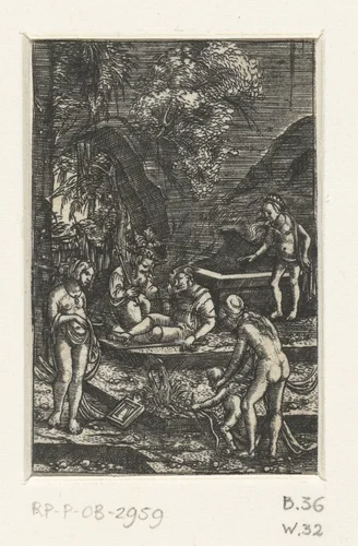 Droom van Paris by Unknown, print, 1506-1538