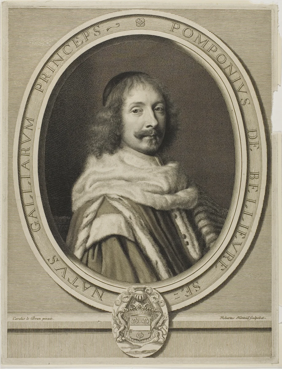 Pompone II de Bellièvre by Robert Nanteuil
Charles Le Brun, print, 1657