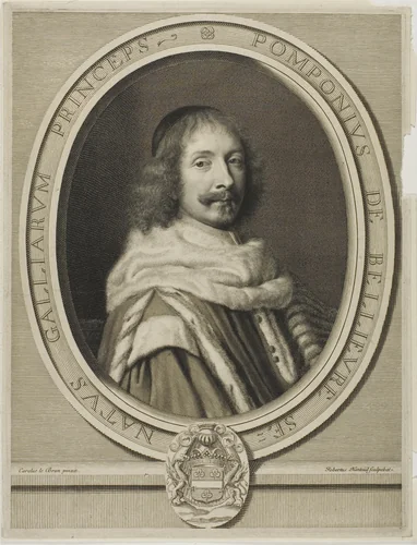Pompone II de Bellièvre by Robert Nanteuil
Charles Le Brun, print, 1657