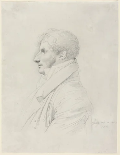 Philippe Mengin de Bionval by Jean-Auguste-Dominique Ingres, drawing, 1812