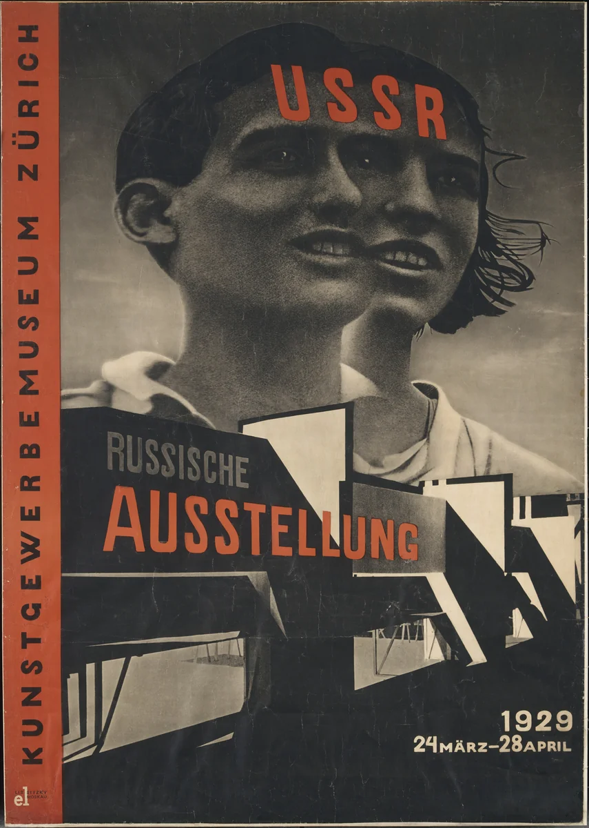 USSR Russische Ausstellung by El Lissitzky, design, 1929