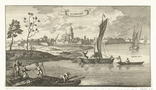 Gezicht op Naarden by Gaspar Bouttats, print, 1679