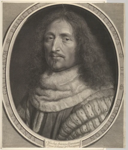 Guillaume de Lamoignon by Robert Nanteuil, print, 1676