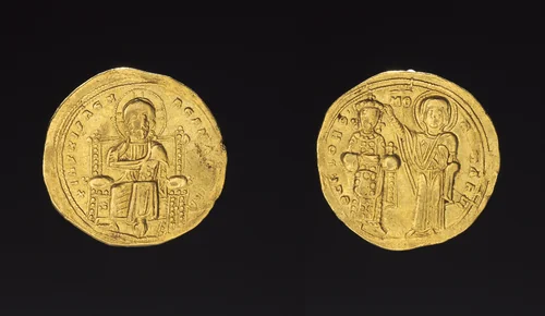 Histamenon of Romanus III by Unknown, metalwork, 1028-1034