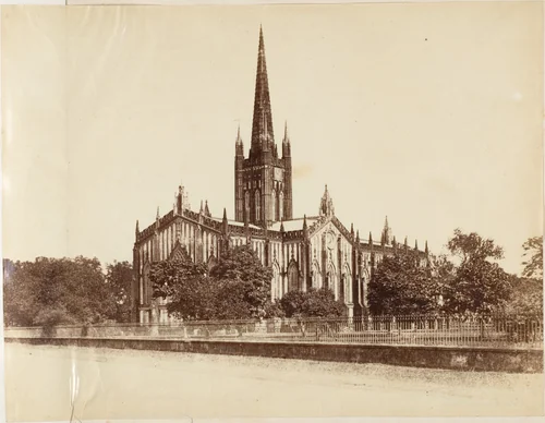 [The St. Pauls Cathedral, Calcutta] by R. B. Hill, photograph, 1850-1859