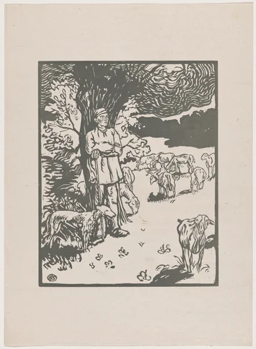 L'orage by Georges Jeanniot, print, 1895