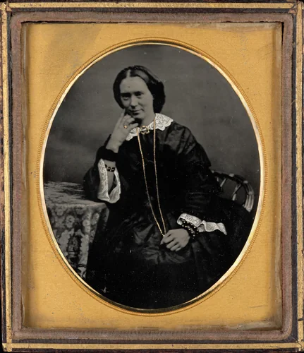 Portrait of a Woman by British 19th Century, photograph, 1855-1865