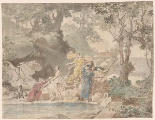 The Judgment of Paris [recto] by Guillaume Lethière, drawing, 1812