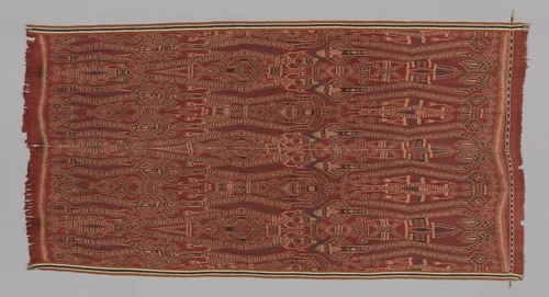 Ikat-dyed Blanket by Iban Malaysia, textile, 1875-1900
