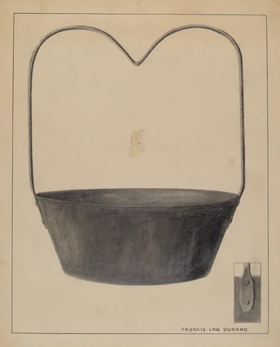 Kettle by Francis Law Durand, index of american design, 1935-1942