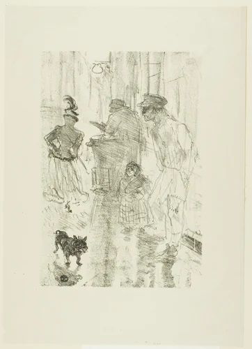 The Chestnut Vendor by Henri de Toulouse-Lautrec, print, 1897