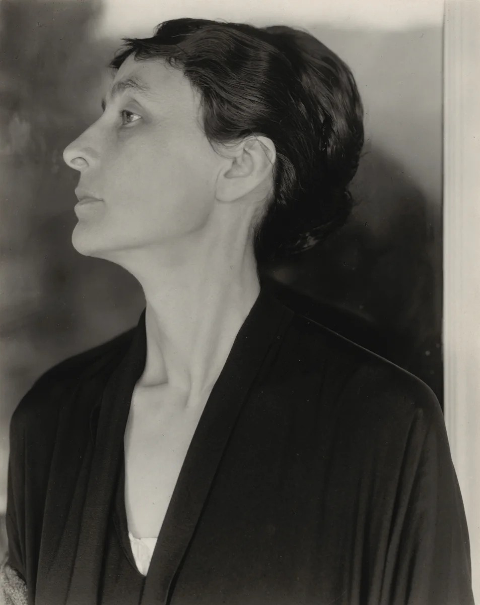 Georgia O'Keeffe by Alfred Stieglitz, photograph, 1919-1921