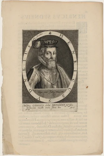 Sir Henry Sidney, Lord Deputy of Ireland by Willem de Passe, print, 1620