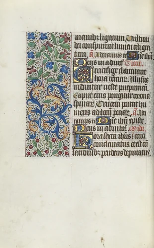Book of Hours (Use of Rouen): fol. 97v by Master of the Geneva Latini, book, 1465-1475