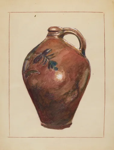 Jug by Salvatore Borrazzo, index of american design, 1935-1942