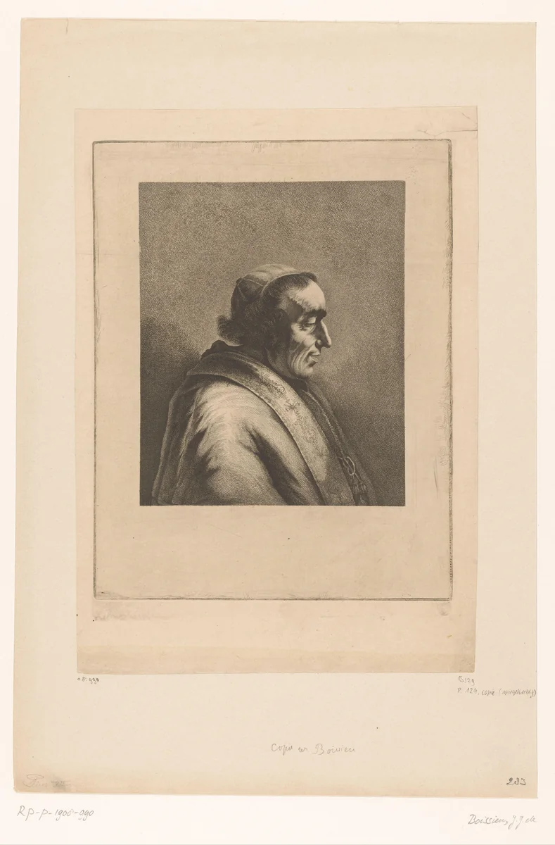 Portret van Pius VII by anonymous, print, 1805-1899