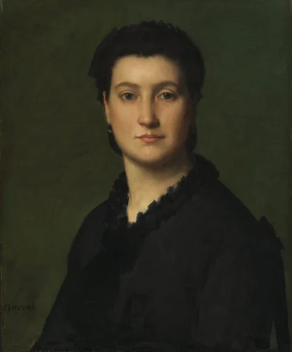 Portrait of a Woman by Jean-Jacques Henner, painting, 1875-1880