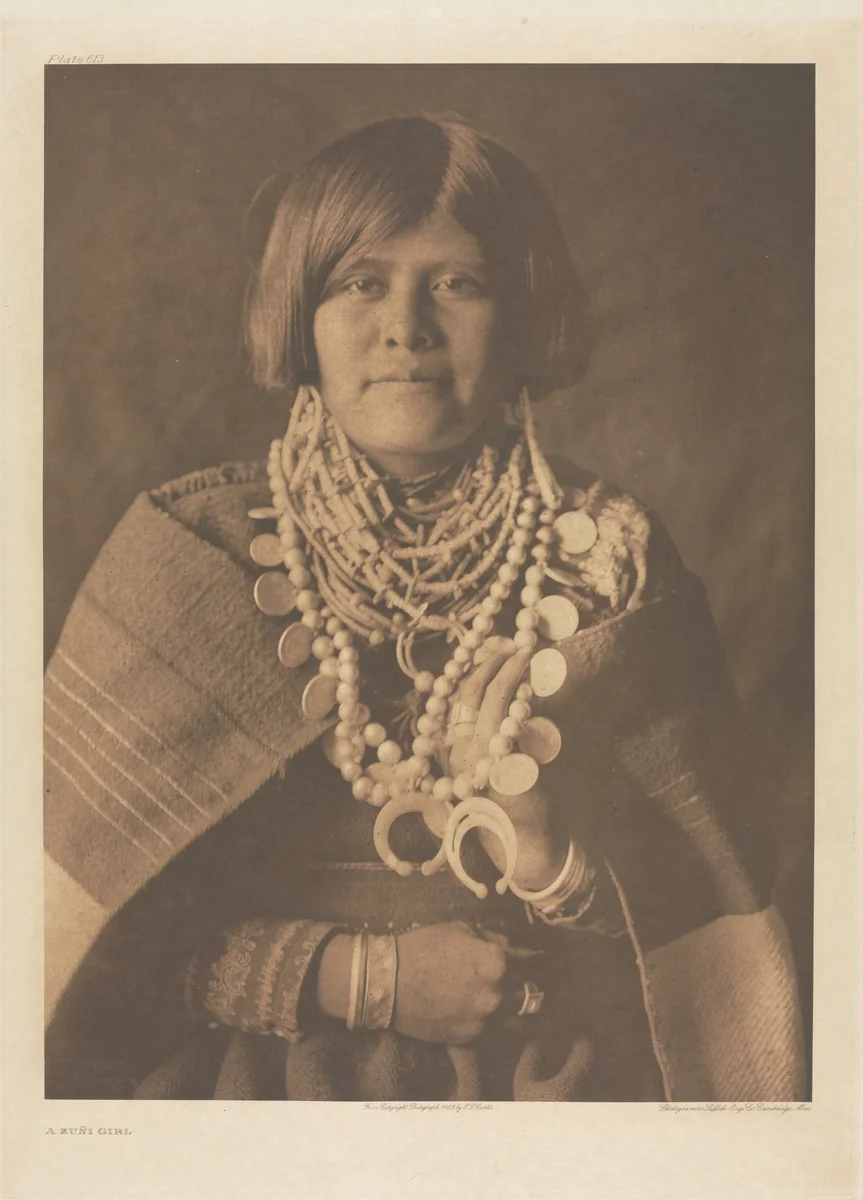 Portfolio XVII, Plate 613: A Zuñi Girl by Edward Curtis, other, 1903