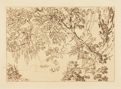 Aesacus and Hesperie by Joseph Turner, print, 1816