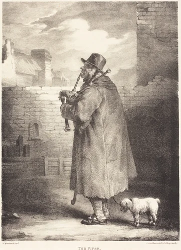 The Piper by Théodore Gericault, print, 1821