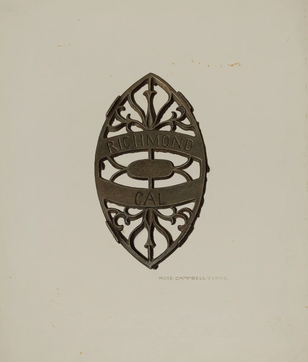 Flatiron Stand by Rose Campbell-Gerke, index of american design, 1940