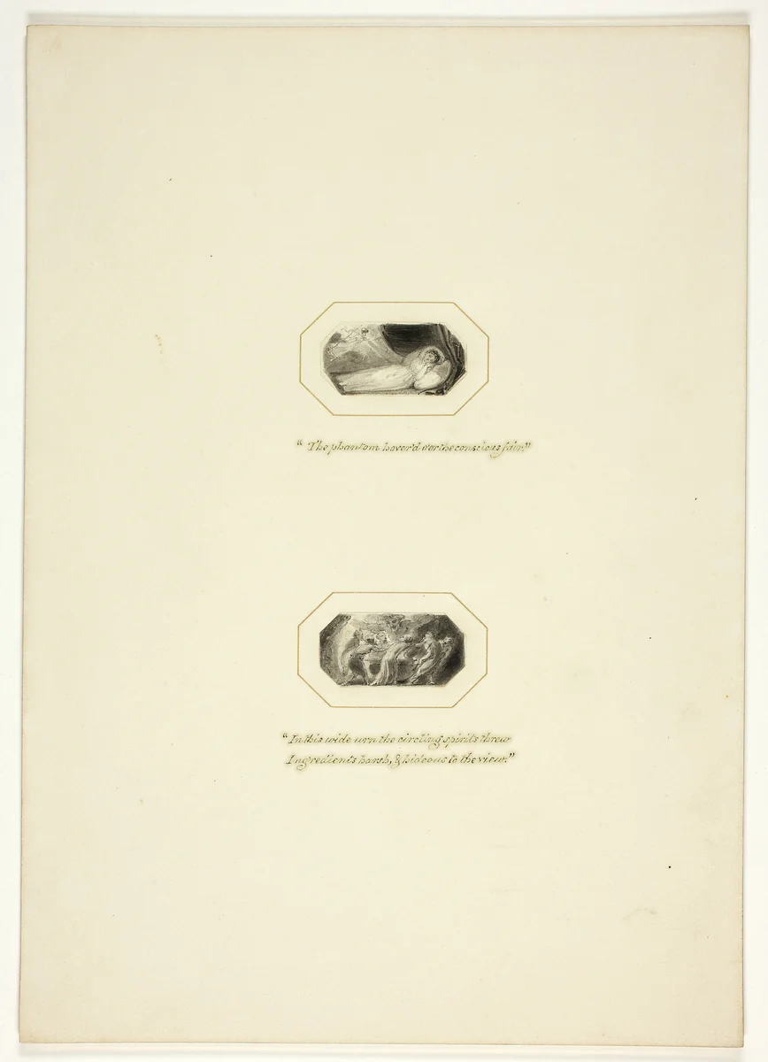Study for a plate from The Triumphs of Temper, in the 1796 Royal Engagements Pocket Book by Thomas Stothard, drawing, 1790-1800