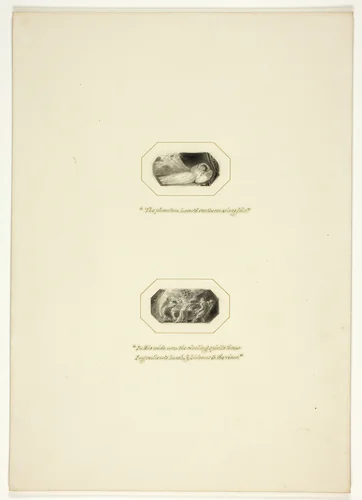 Study for a plate from The Triumphs of Temper, in the 1796 Royal Engagements Pocket Book by Thomas Stothard, drawing, 1790-1800
